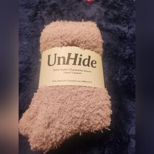 UnHide Softie Socks in Pink And GRAY